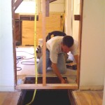Remodeling Fungus Fighters Construction removing old floor heater